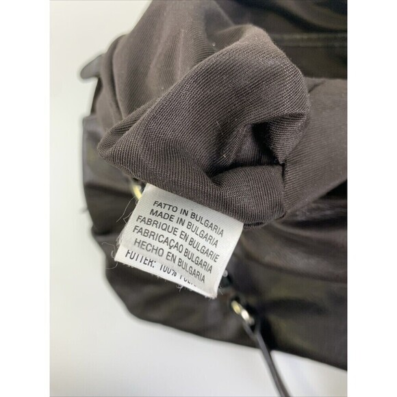 Tosca Blu Brown Leather Purse Double Handle Shoulder Handbag Suede Zip - Picture 16 of 16